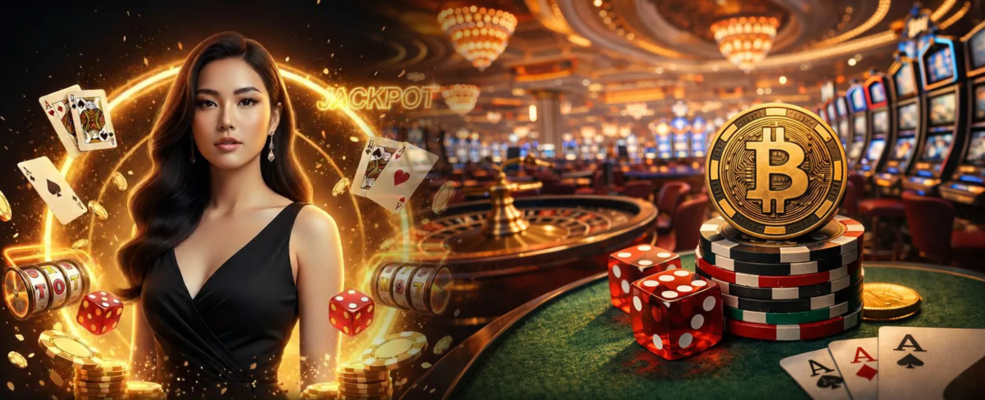 Fachai Login Page Hero Image with Casino Games and Bonuses