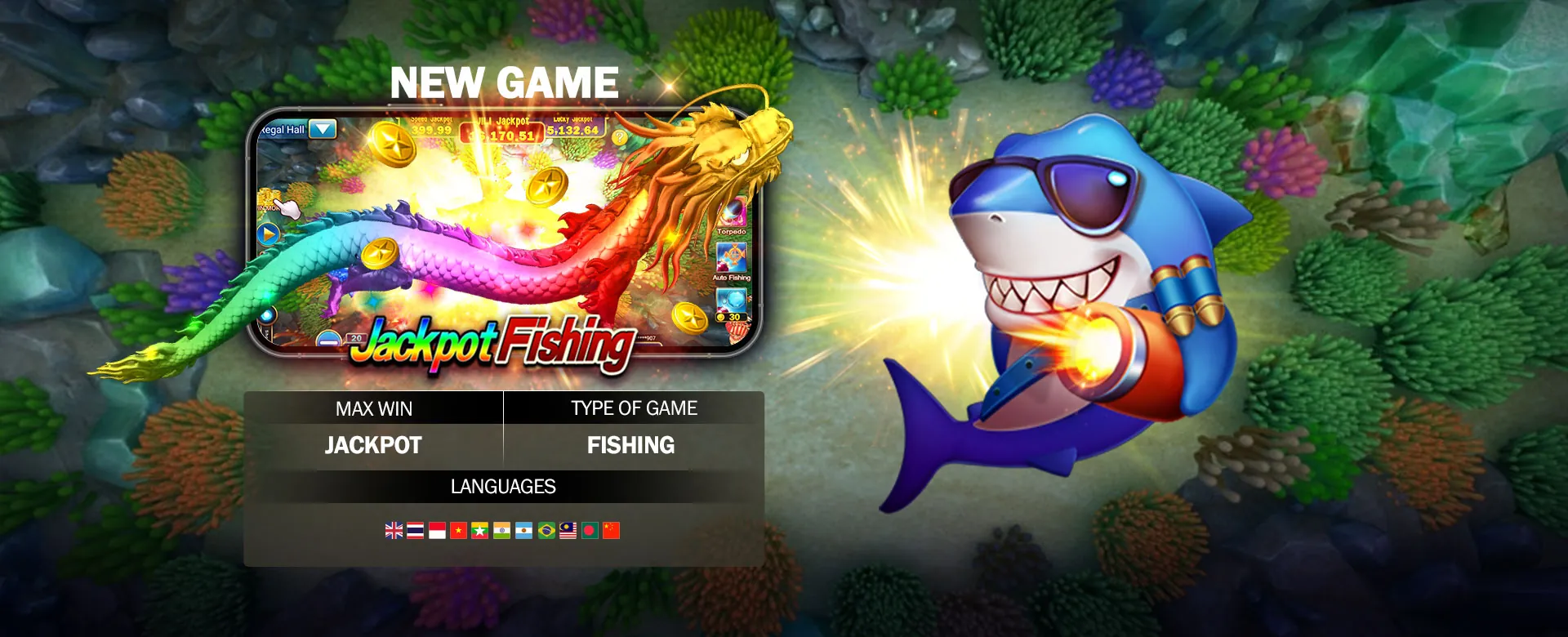 Fachai online casino platform with gold and black theme